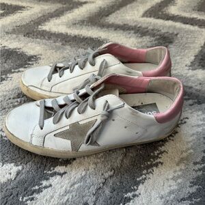 Golden Goose Size 39 White and Pink. Excellent condition.